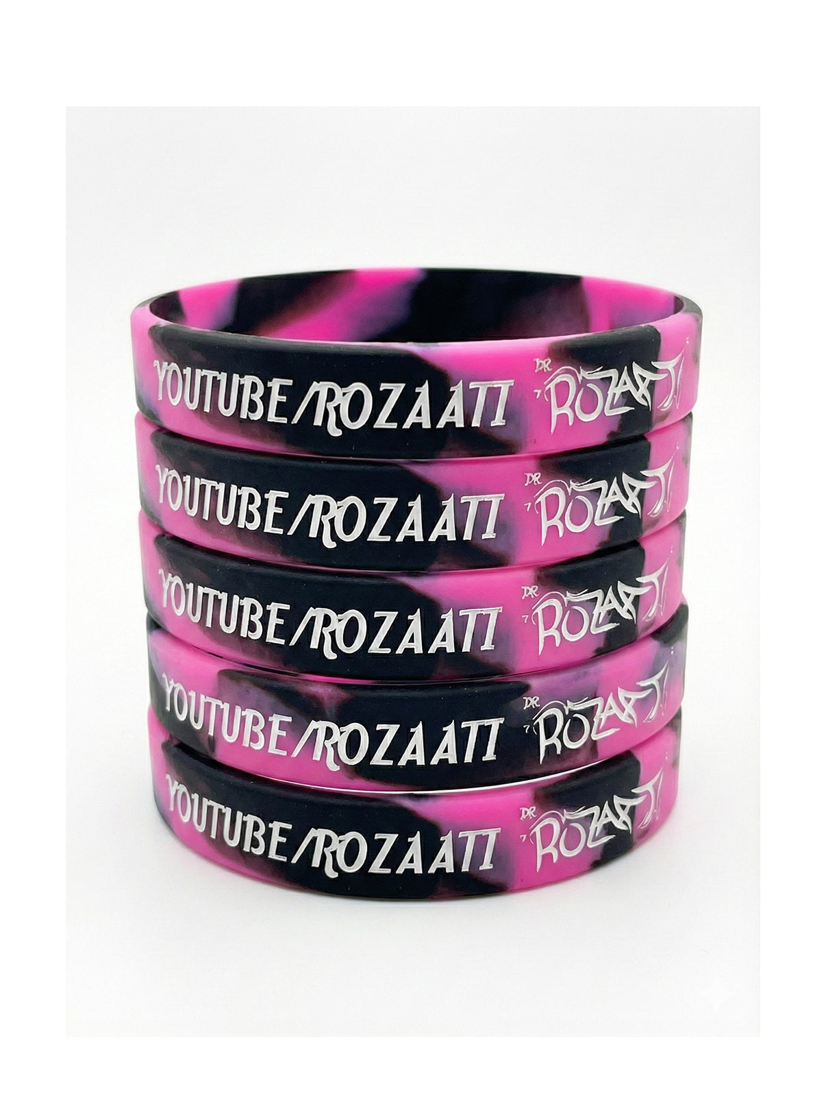 Rozaati Wristbands (Mystey Pack 5 bands +2 stickers)