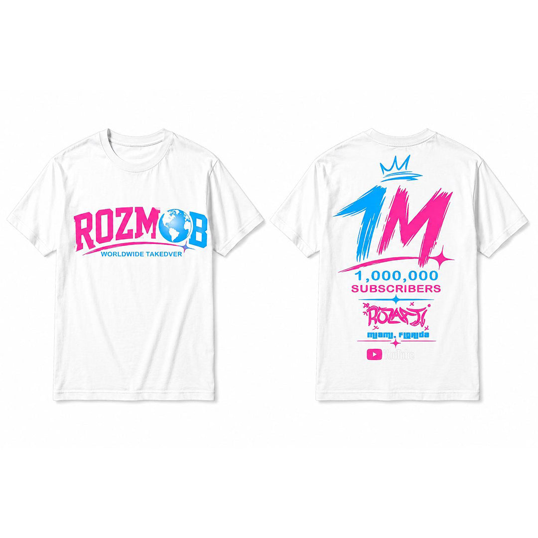 ROZMOB 1 Million Subscribers Miami Rideout Tee