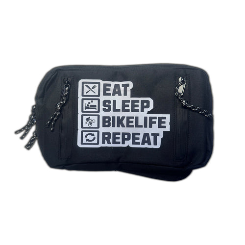 EAT SLEEP BIKELIFE REPEAT CHESTBAG (REFLECTIVE)