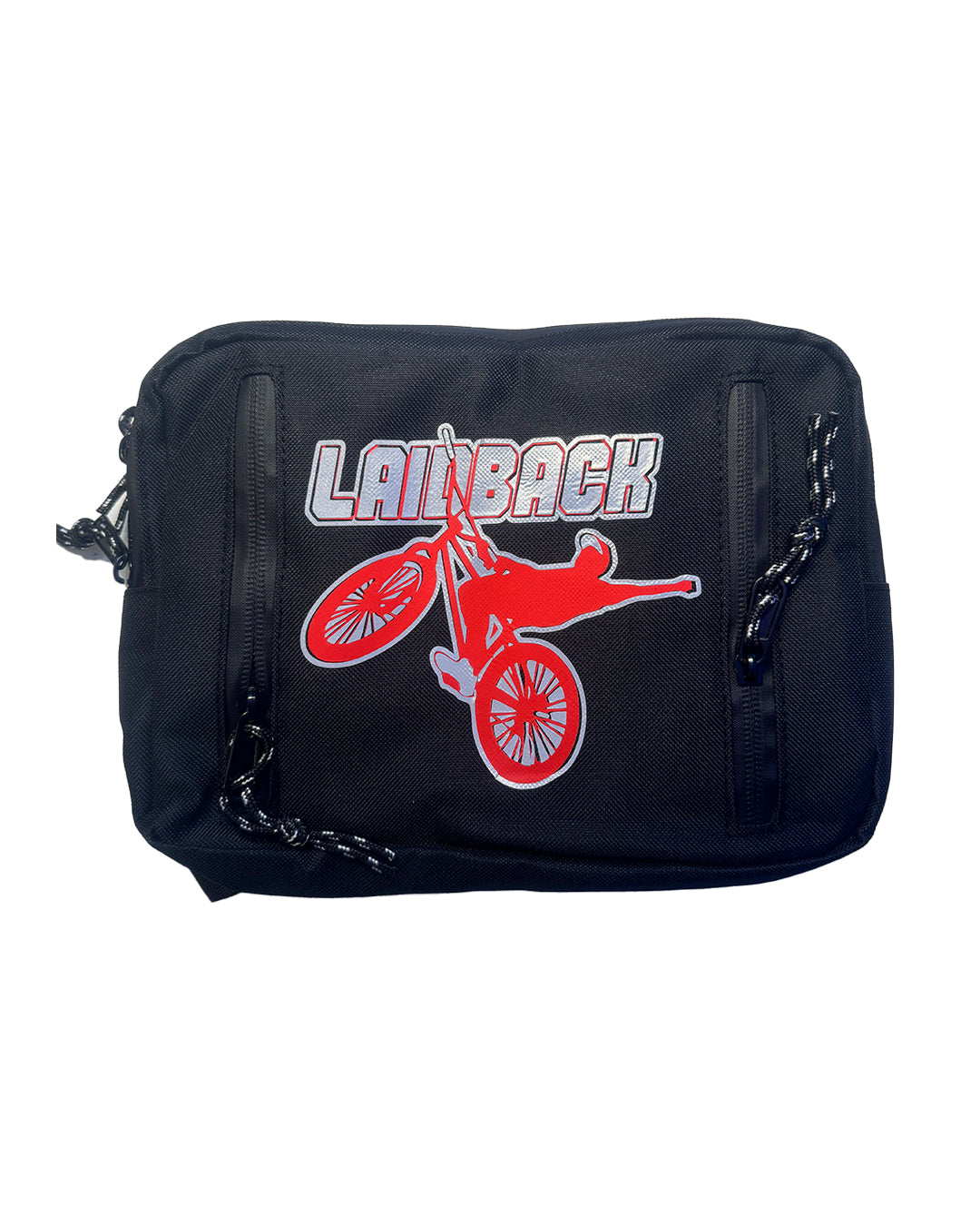 LAIDBACK RED CHESTBAG (REFLECTIVE)