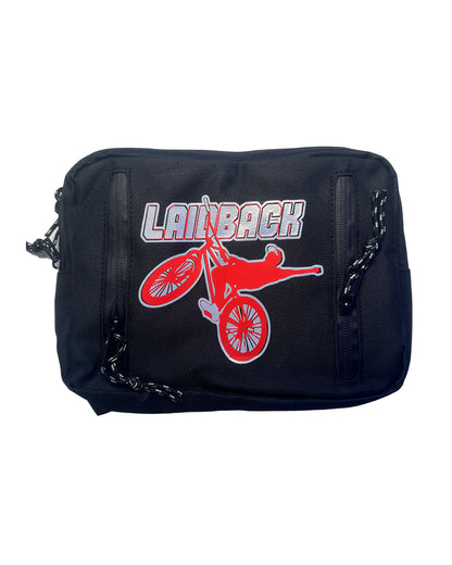 LAIDBACK RED CHESTBAG (REFLECTIVE)