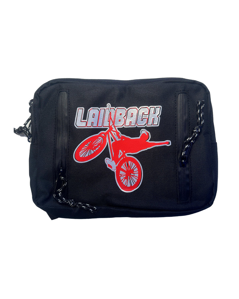 LAIDBACK RED CHESTBAG (REFLECTIVE)