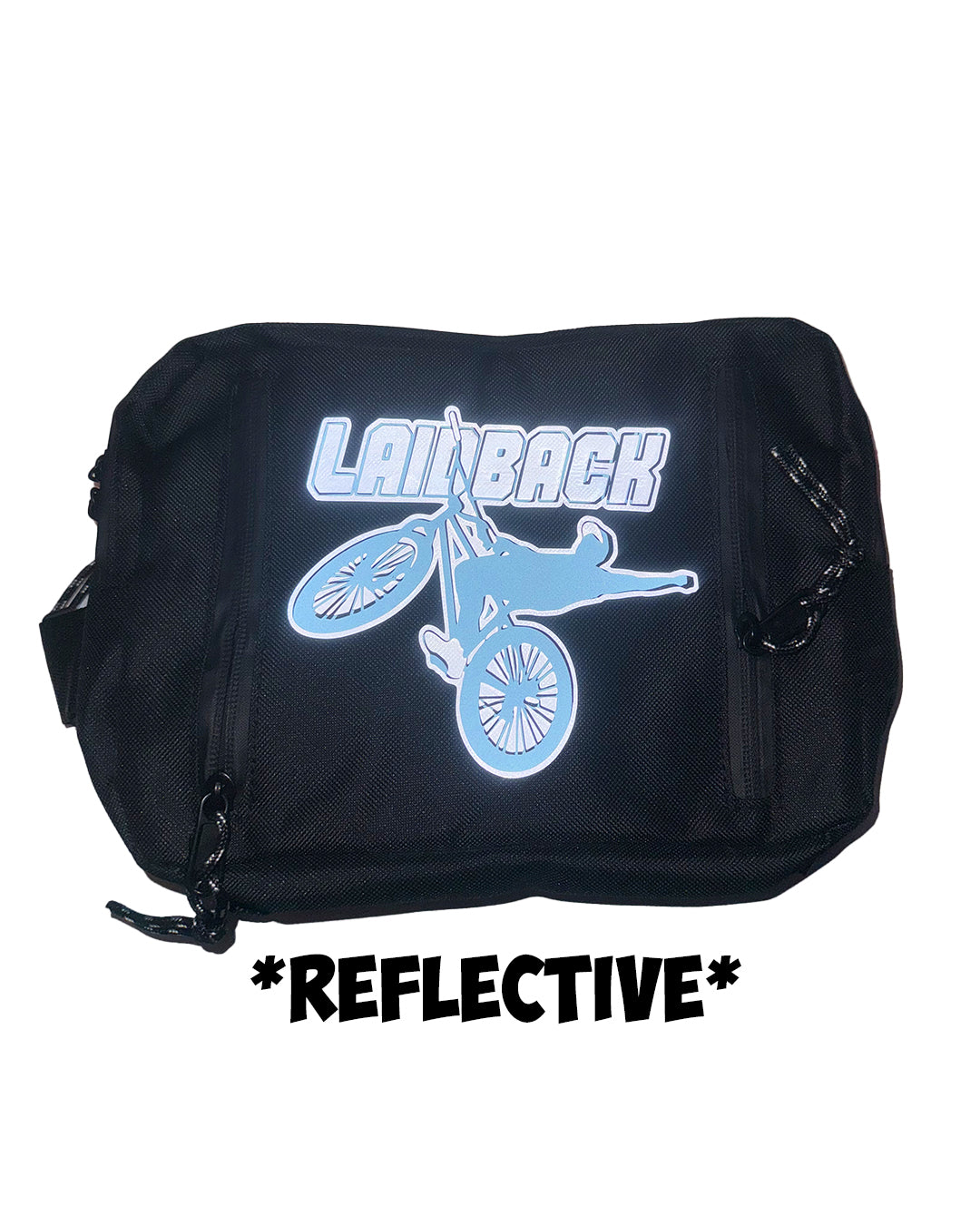 LAIDBACK BLUE CHESTBAG (REFLECTIVE)