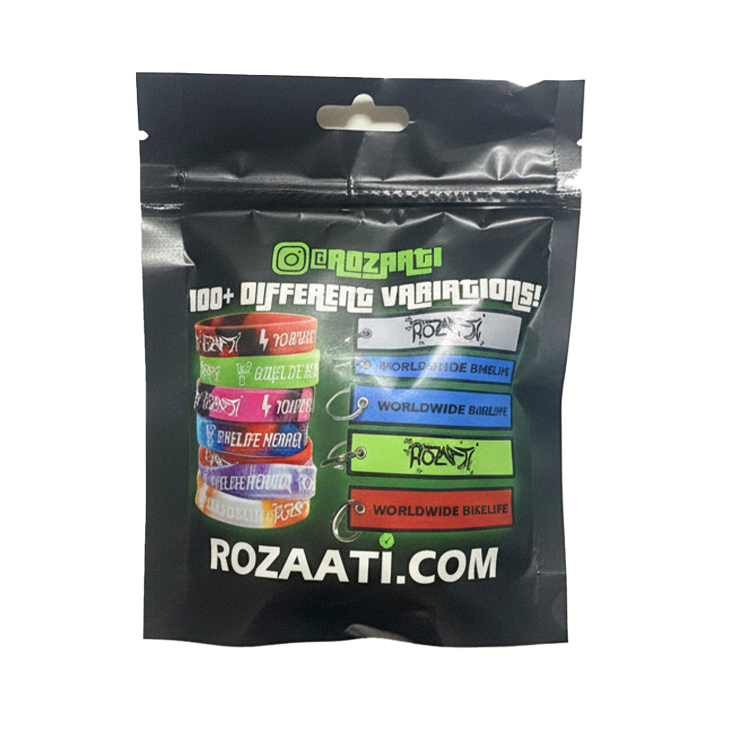 Rozaati Mystery Pack (Wristbands,Stickers,Jet-Tags)