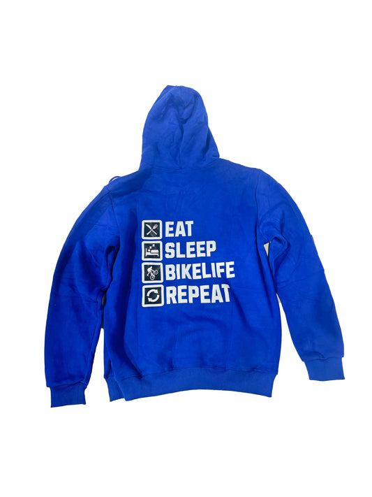 Eat Sleep Bikelife Repeat Hoodie