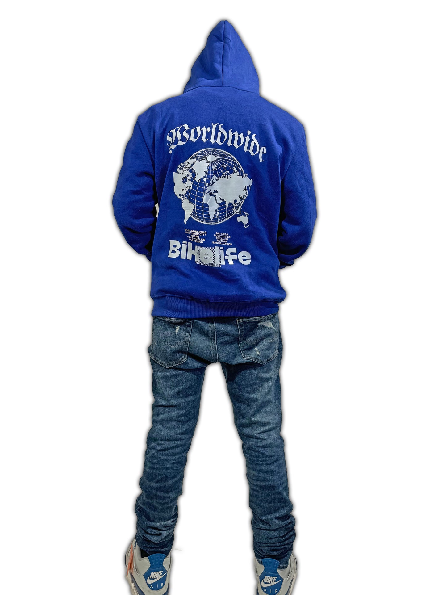 Rozaati Worldwide Bikelife Hoodie (blue)