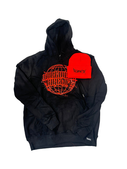 Bikelife Worldwide Hoodie (Beanie + Hoodie combo)