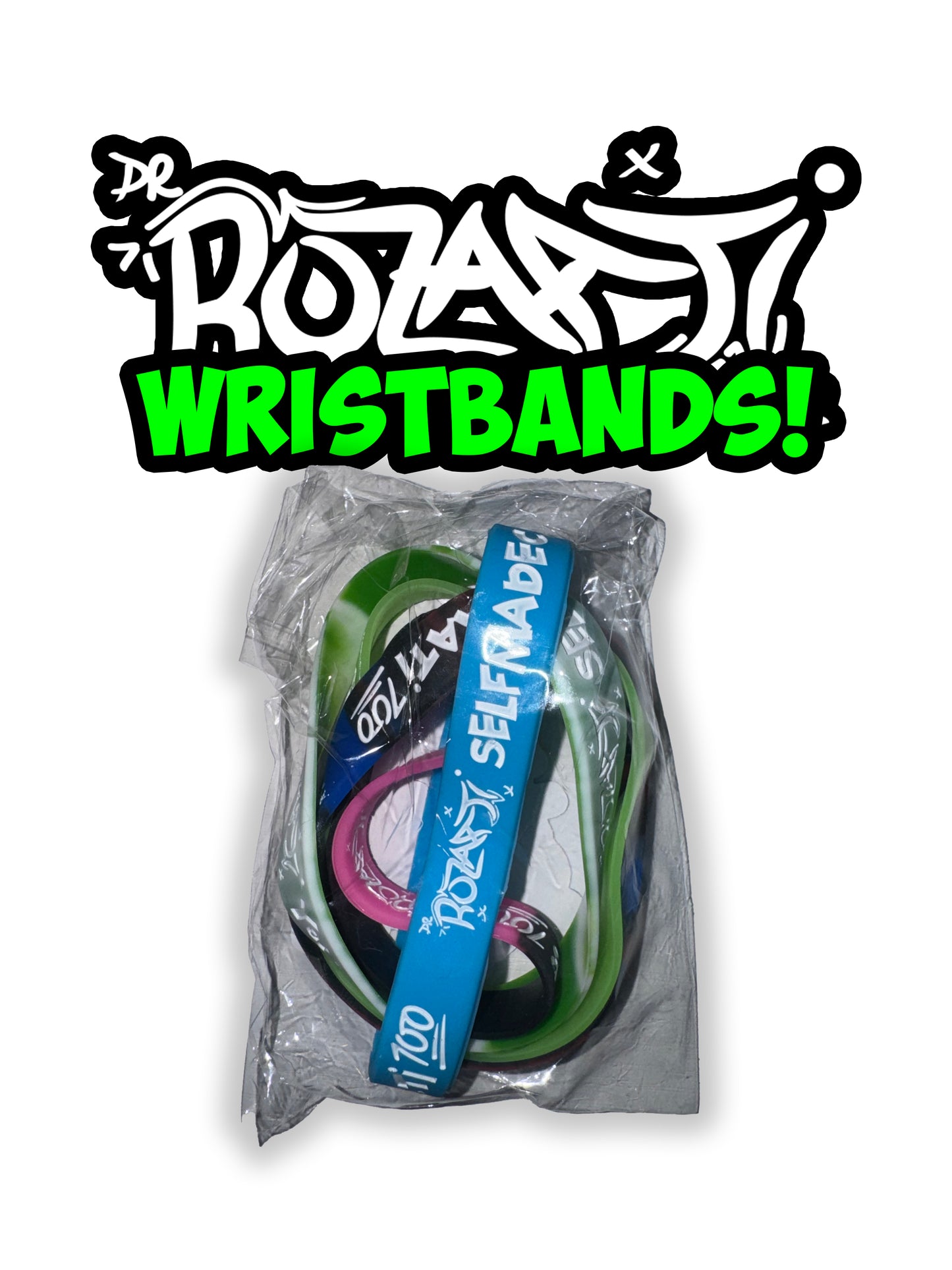 Rozaati Wristbands (Mystey Pack 5 bands +2 stickers)