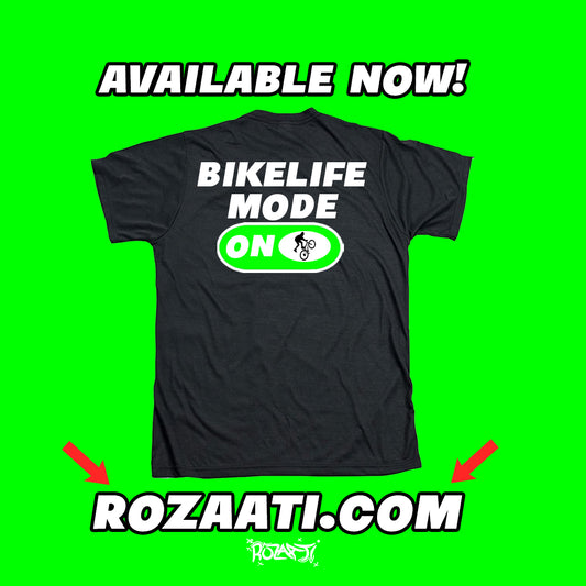 BIKE LIFE MODE ON T-SHIRT (Holographic front)